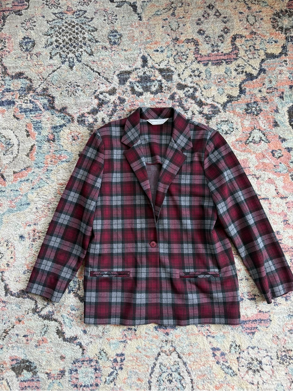 Vintage Plaid Jacket